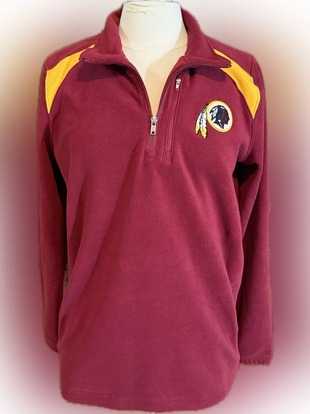 NFL Kids Washington Redskins Quarter-Zip Pullover